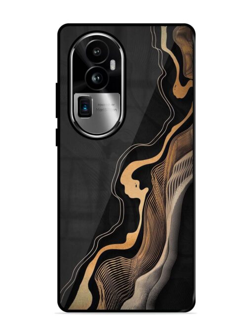 Abstract Art Glossy Metal TPU Phone Cover for Oppo Reno 10 Pro Plus (5G) Zapvi