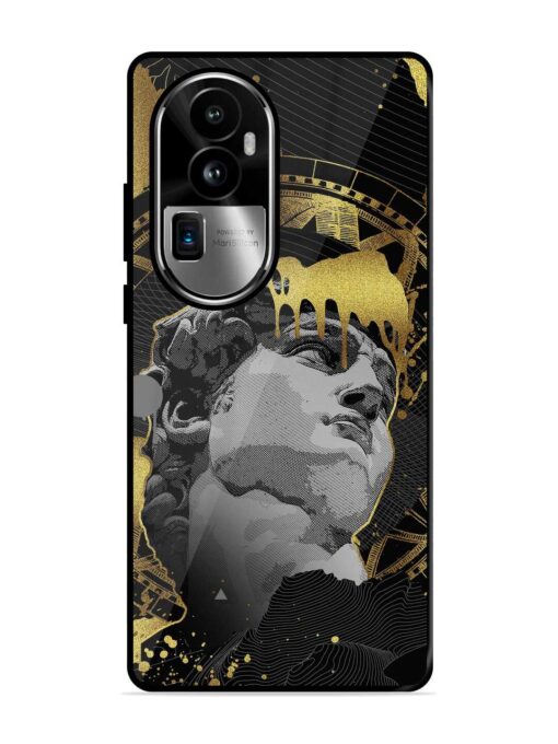 Roman Face Glossy Metal Phone Cover for Oppo Reno 10 Pro Plus (5G)