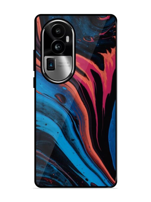 Liquefied Art Glossy Metal TPU Phone Cover for Oppo Reno 10 Pro Plus (5G)