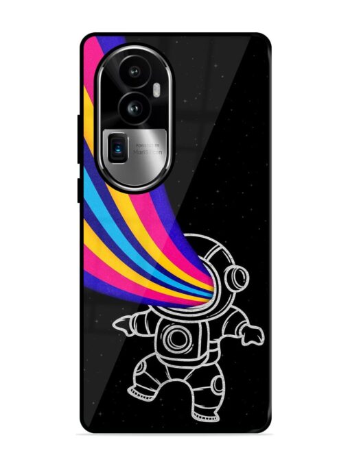 Astronaut Glossy Metal TPU Phone Cover for Oppo Reno 10 Pro Plus (5G) Zapvi