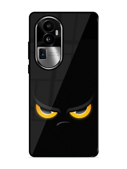 Scary Yellow Eye Glossy Metal TPU Phone Cover for Oppo Reno 10 Pro Plus (5G) Zapvi