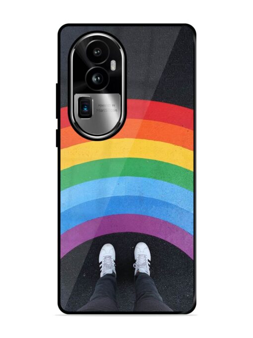 Legs Rainbow Glossy Metal TPU Phone Cover for Oppo Reno 10 Pro Plus (5G) Zapvi