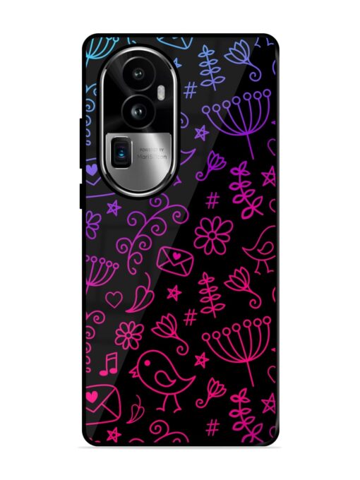 Cool Girly Glossy Metal Phone Cover for Oppo Reno 10 Pro Plus (5G) Zapvi