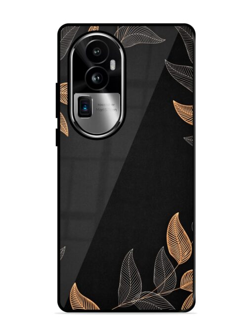 Foliage Art Glossy Metal Phone Cover for Oppo Reno 10 Pro Plus (5G) Zapvi