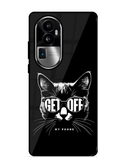 Get Off Glossy Metal TPU Phone Cover for Oppo Reno 10 Pro Plus (5G) Zapvi