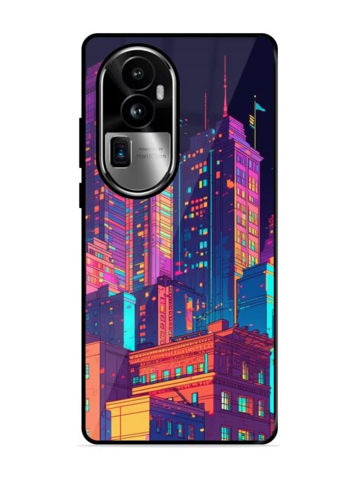 City View Glossy Metal Phone Cover for Oppo Reno 10 Pro Plus (5G) Zapvi