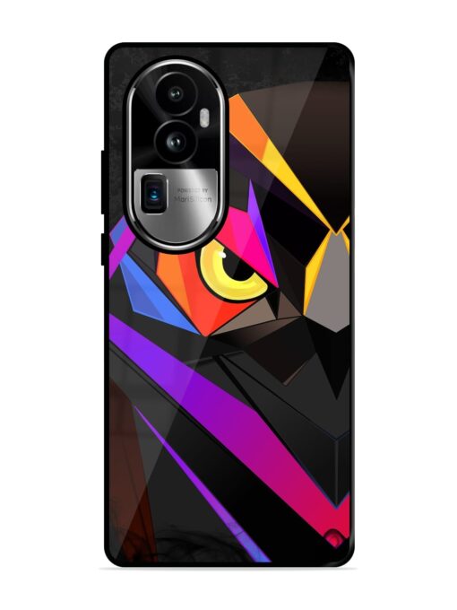 Wpap Owl Glossy Metal Phone Cover for Oppo Reno 10 Pro Plus (5G) Zapvi