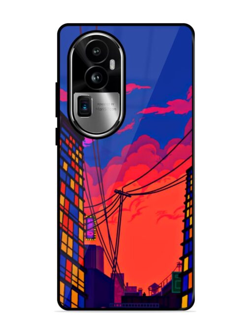 Metropolitan Area Glossy Metal Phone Cover for Oppo Reno 10 Pro Plus (5G) Zapvi