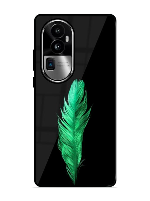 Feather Texture Glossy Metal Phone Cover for Oppo Reno 10 Pro Plus (5G) Zapvi