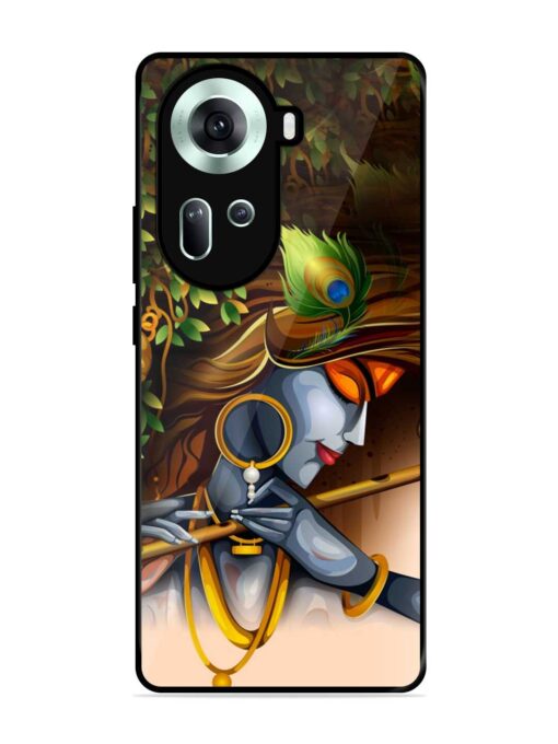 Krishna Glossy Metal Phone Cover for Oppo Reno 11 (5G) Zapvi