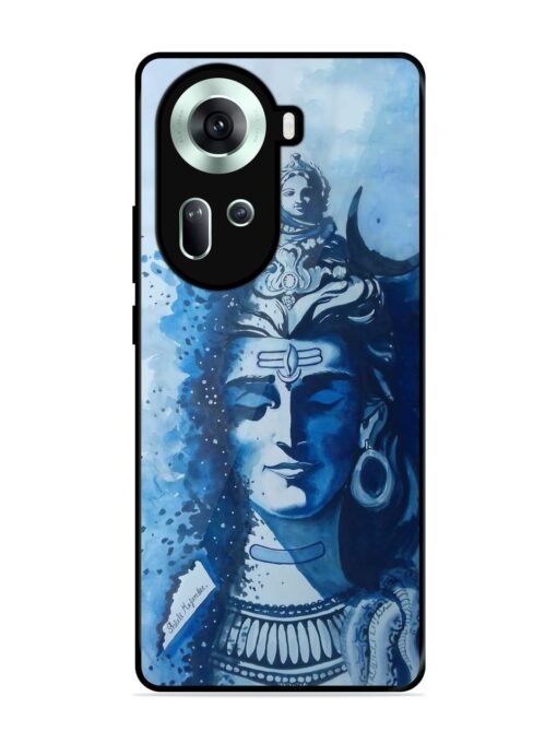 Shiv Art Glossy Metal Phone Cover for Oppo Reno 11 (5G) Zapvi