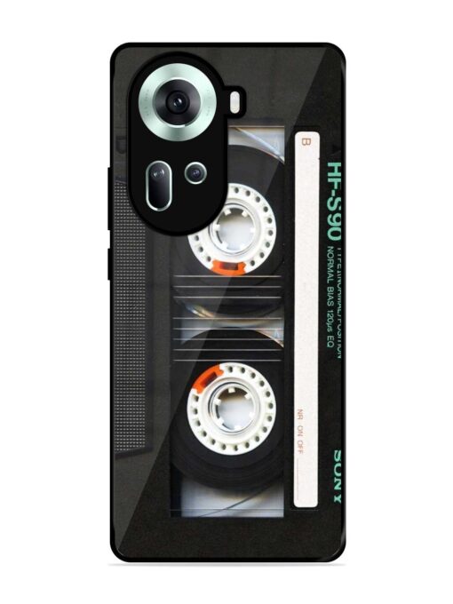 Sony Hf-S90 Cassette Glossy Metal Phone Cover for Oppo Reno 11 (5G) Zapvi