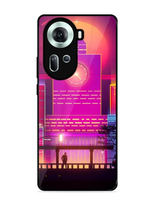 Clock Tower Glossy Metal TPU Phone Cover for Oppo Reno 11 (5G) Zapvi