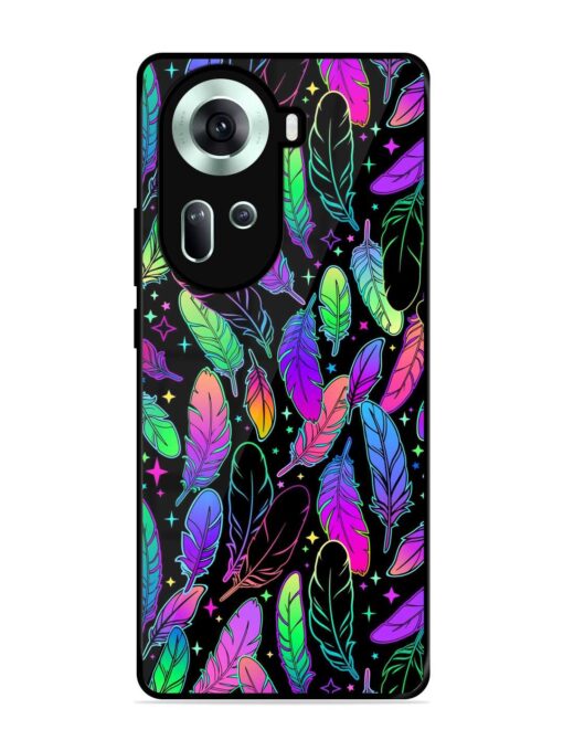 Bright Multi Colored Seamless Glossy Metal Phone Cover for Oppo Reno 11 (5G) Zapvi