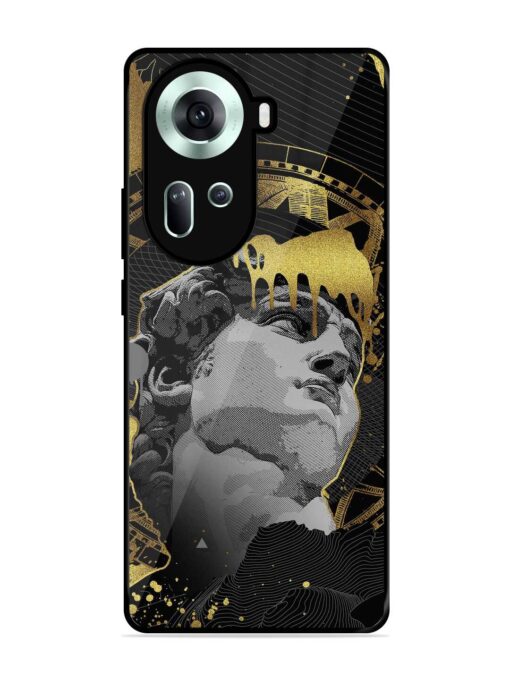 Roman Face Glossy Metal Phone Cover for Oppo Reno 11 (5G) Zapvi