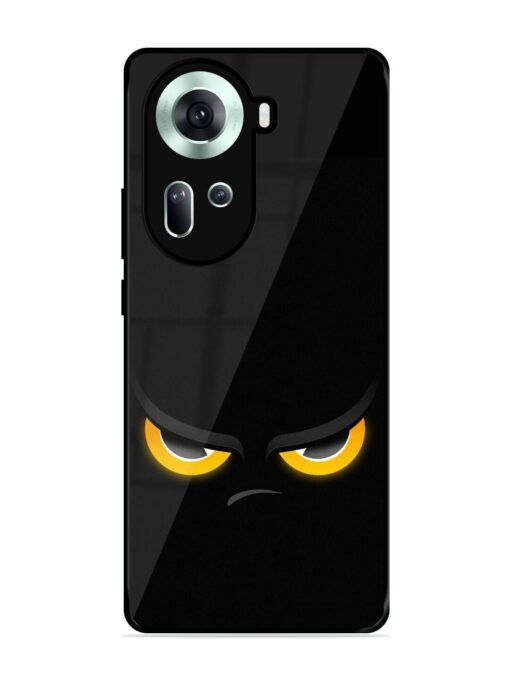 Scary Yellow Eye Glossy Metal TPU Phone Cover for Oppo Reno 11 (5G) Zapvi