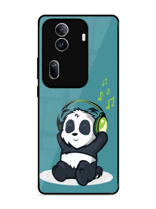 Music Panda Glossy Metal Phone Cover for Oppo Reno 11 Pro (5G) Zapvi