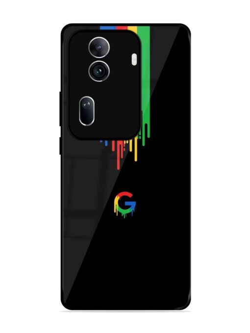 Google Logo Glossy Metal Phone Cover for Oppo Reno 11 Pro (5G) Zapvi