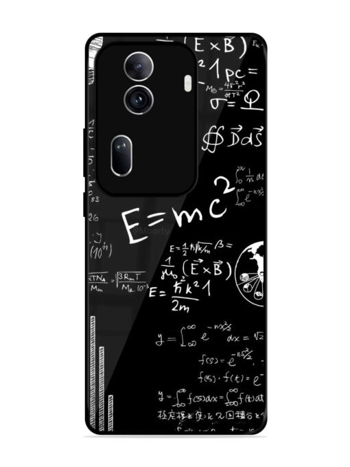 E=Mc2 Mass?Energy Equivalence Glossy Metal Phone Cover for Oppo Reno 11 Pro (5G) Zapvi