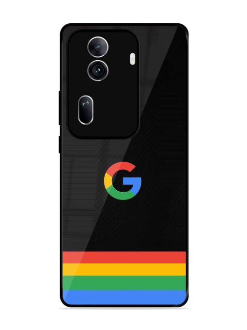 Google Logo Art Glossy Metal Phone Cover for Oppo Reno 11 Pro (5G) Zapvi