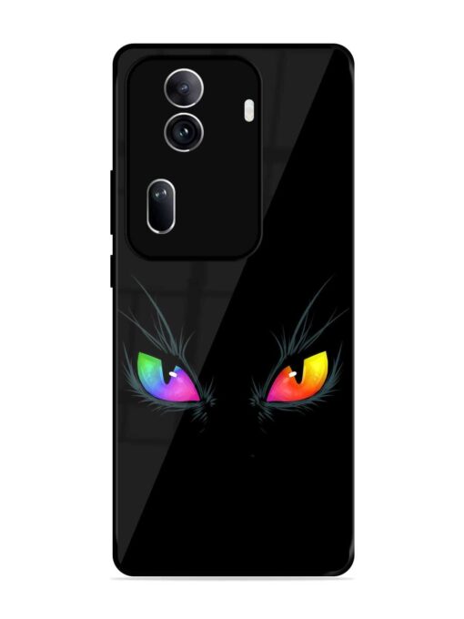 Cat Eyes Glossy Metal Phone Cover for Oppo Reno 11 Pro (5G) Zapvi