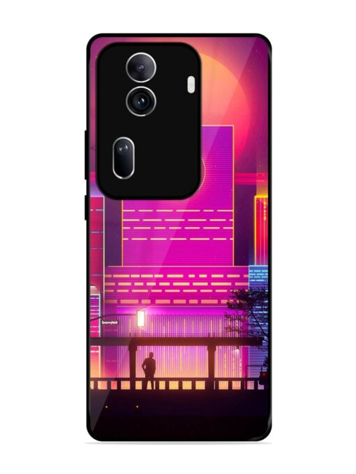 Clock Tower Glossy Metal TPU Phone Cover for Oppo Reno 11 Pro (5G) Zapvi