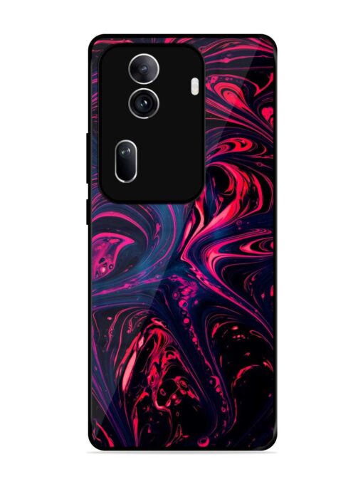 Abstract Background Glossy Metal Phone Cover for Oppo Reno 11 Pro (5G) Zapvi