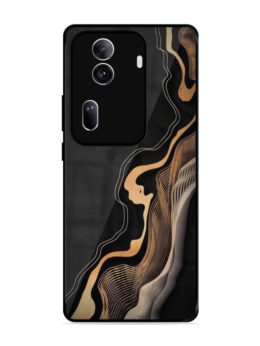 Abstract Art Glossy Metal TPU Phone Cover for Oppo Reno 11 Pro (5G) Zapvi