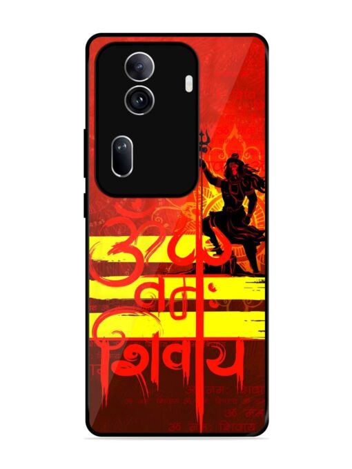 Illustration Lord Shiva Glossy Metal TPU Phone Cover for Oppo Reno 11 Pro (5G) Zapvi