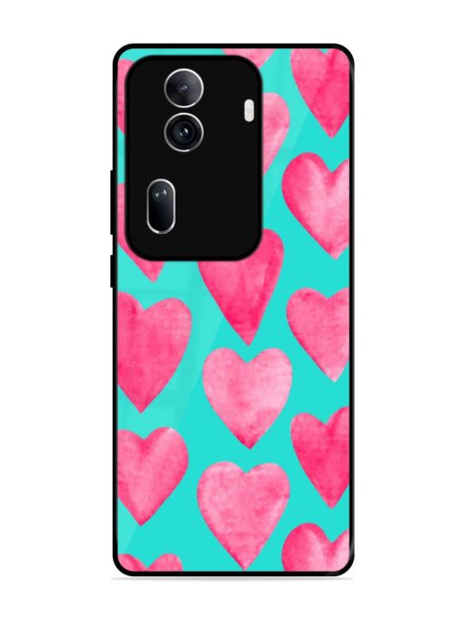 Beautiful Vector Illustration Glossy Metal Phone Cover for Oppo Reno 11 Pro (5G)