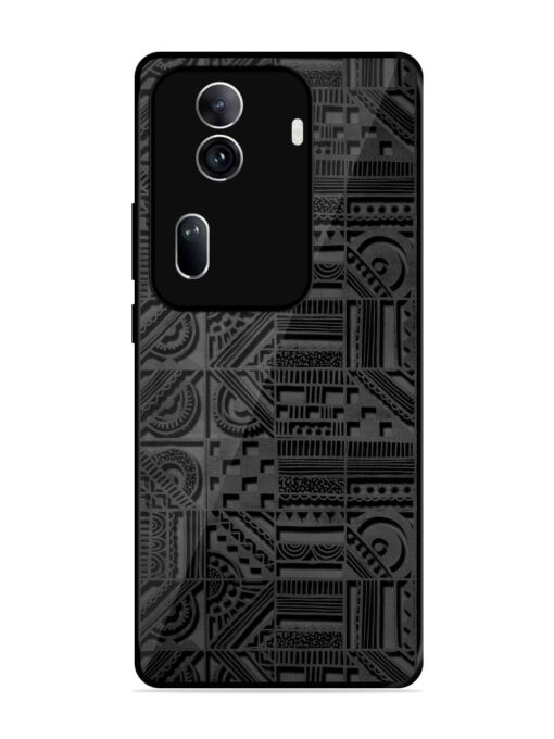 Seamless Pattern Glossy Metal Phone Cover for Oppo Reno 11 Pro (5G) Zapvi