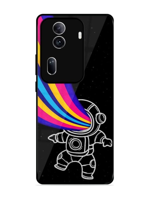 Astronaut Glossy Metal TPU Phone Cover for Oppo Reno 11 Pro (5G) Zapvi