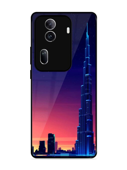 Burj Khalifa Abstract Glossy Metal Phone Cover for Oppo Reno 11 Pro (5G) Zapvi