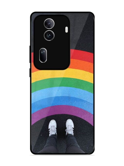 Legs Rainbow Glossy Metal TPU Phone Cover for Oppo Reno 11 Pro (5G) Zapvi