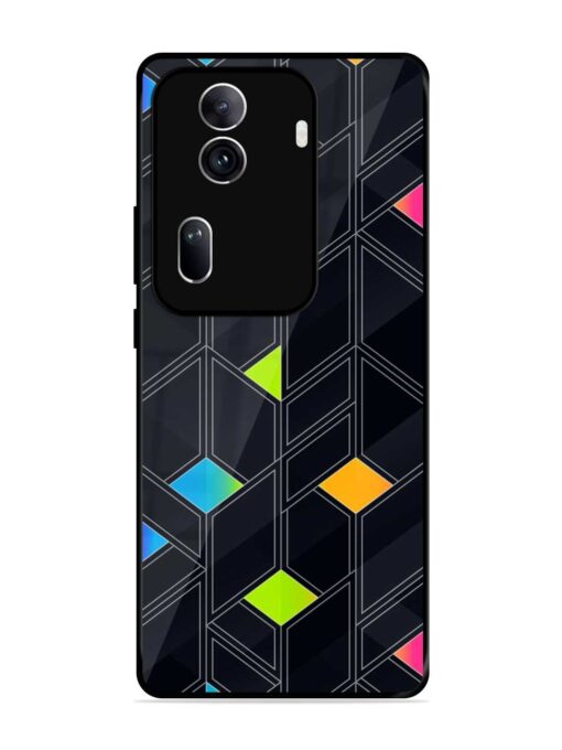 Abstract Mosaic Seamless Glossy Metal Phone Cover for Oppo Reno 11 Pro (5G) Zapvi