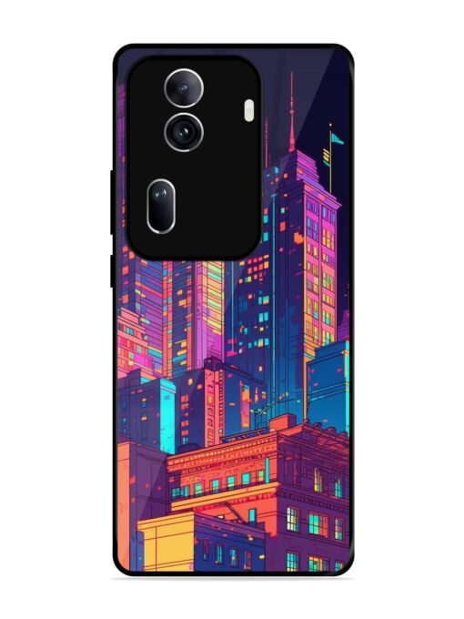 City View Glossy Metal Phone Cover for Oppo Reno 11 Pro (5G)