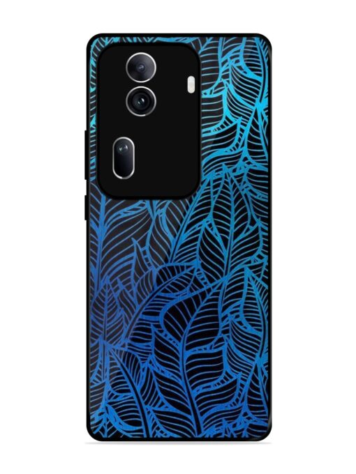 Decorative Topical Glossy Metal Phone Cover for Oppo Reno 11 Pro (5G) Zapvi