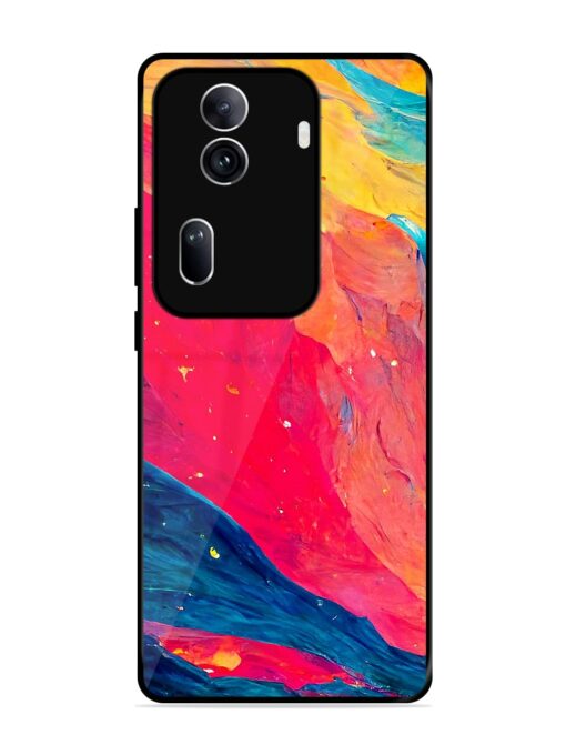 Starry Night Glossy Metal Phone Cover for Oppo Reno 11 Pro (5G) Zapvi