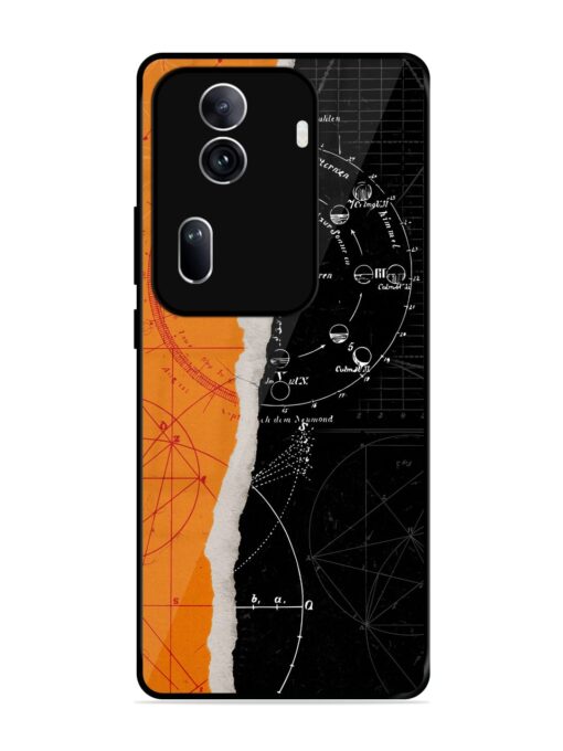 Planning Zoning Glossy Metal Phone Cover for Oppo Reno 11 Pro (5G) Zapvi