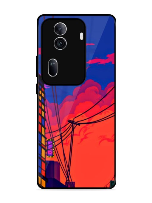 Sky At Morning Glossy Metal Phone Cover for Oppo Reno 11 Pro (5G)