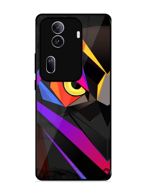 Wpap Owl Glossy Metal Phone Cover for Oppo Reno 11 Pro (5G) Zapvi