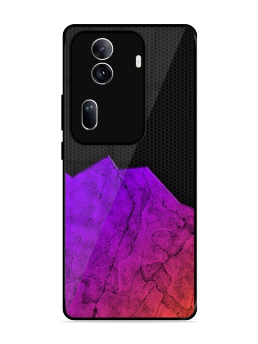 Minimalist Gradient Glossy Metal Phone Cover for Oppo Reno 11 Pro (5G) Zapvi