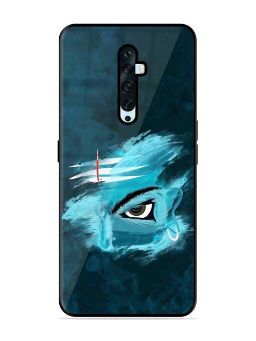 Lord Shiva Glossy Metal Phone Cover for Oppo Reno 2F