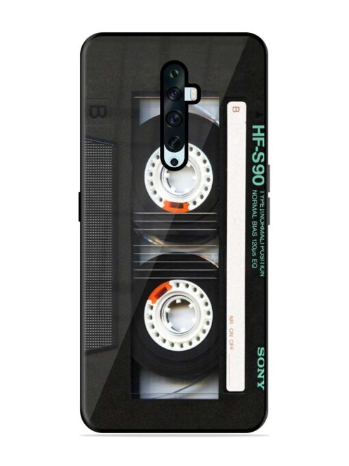 Sony Hf-S90 Cassette Glossy Metal Phone Cover for Oppo Reno 2F Zapvi