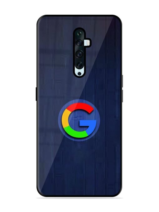 Google Logo Printed Glossy Metal TPU Phone Cover for Oppo Reno 2F