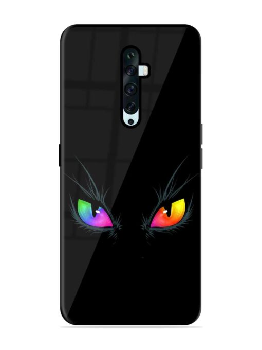 Cat Eyes Glossy Metal Phone Cover for Oppo Reno 2F Zapvi