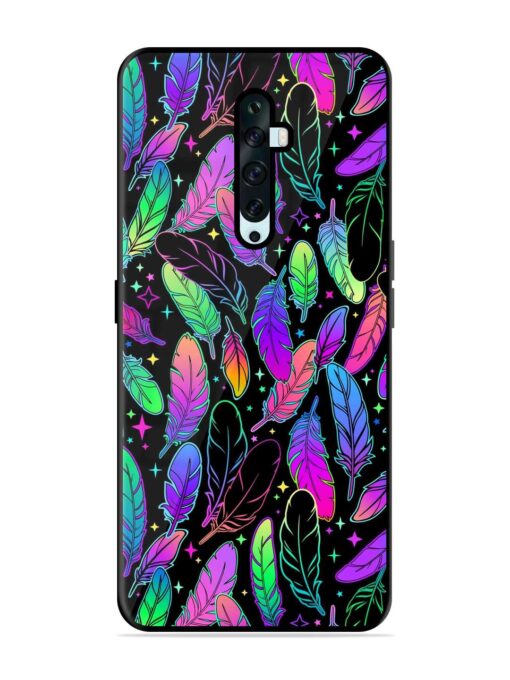 Bright Multi Colored Seamless Glossy Metal Phone Cover for Oppo Reno 2F