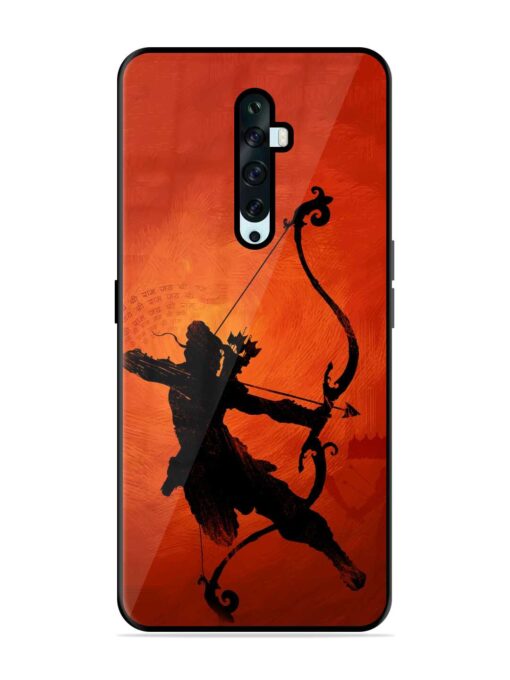 Illustration Lord Rama Glossy Metal Phone Cover for Oppo Reno 2F