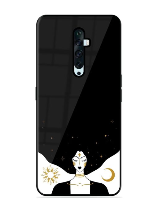 Mystical Vector Vintage Glossy Metal TPU Phone Cover for Oppo Reno 2F