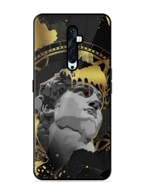 Roman Face Glossy Metal Phone Cover for Oppo Reno 2F